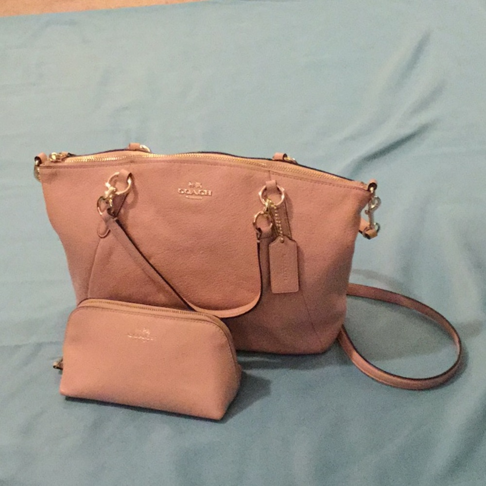Coach Purse & Makeup Bag